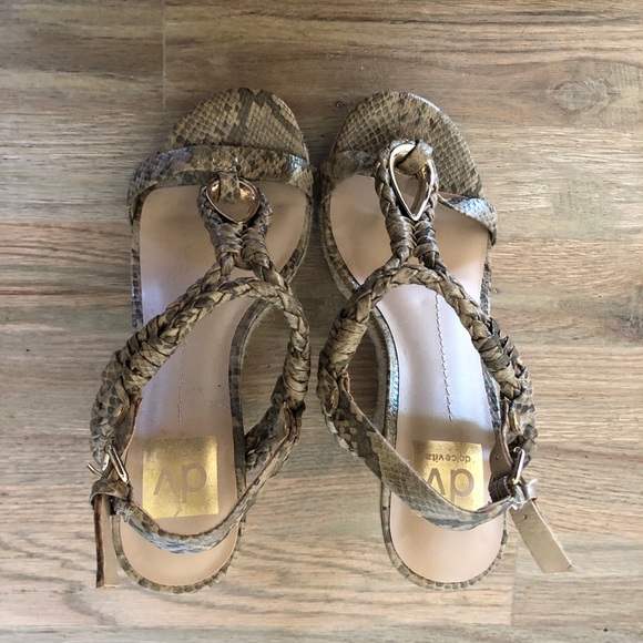 Dolce Vita Snake Wedges 6 - Picture 2 of 4